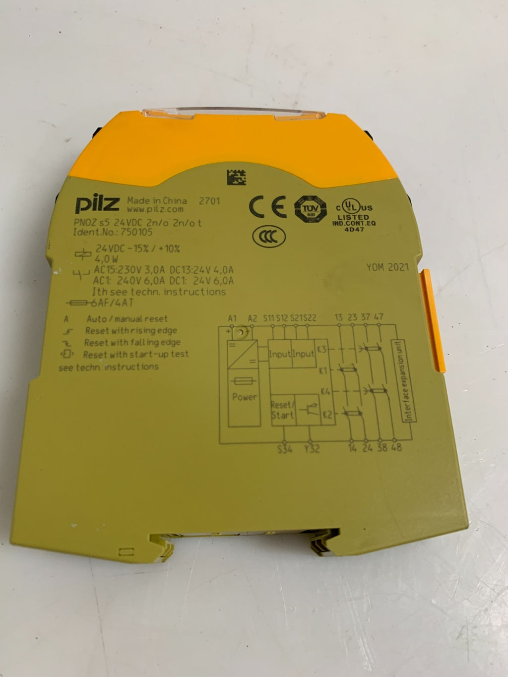 PILZ PNOZ S5 SAFETY RELAY