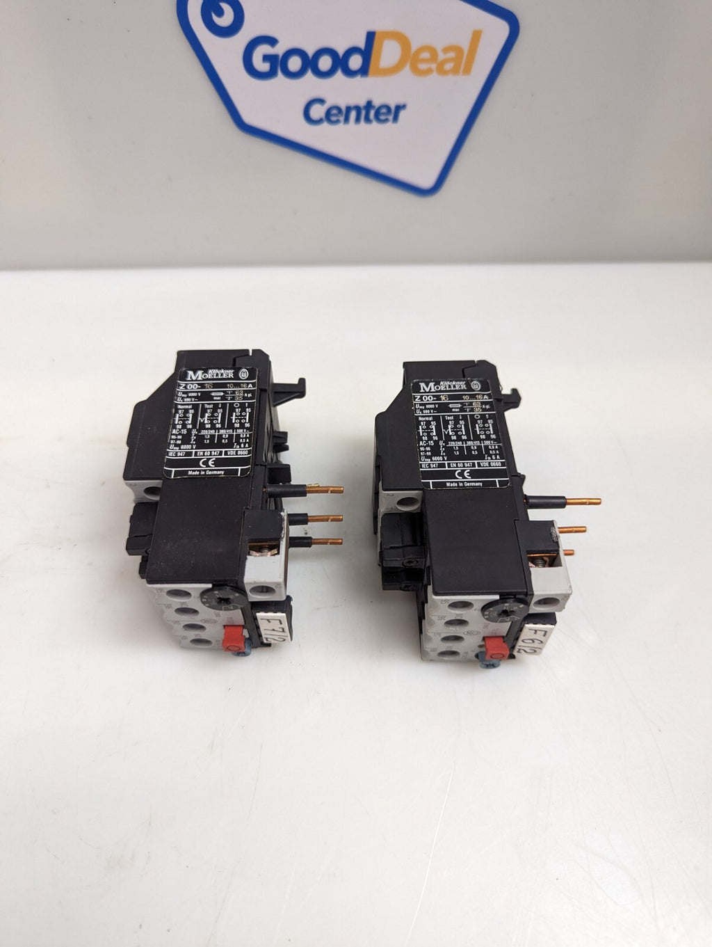 Lot of 2 Moeller Z00-16 Overload Relay