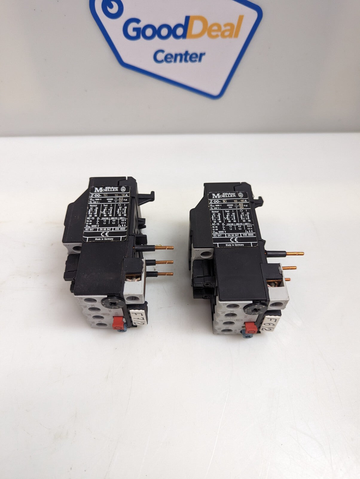 Lot of 2 Moeller Z00-16 Overload Relay