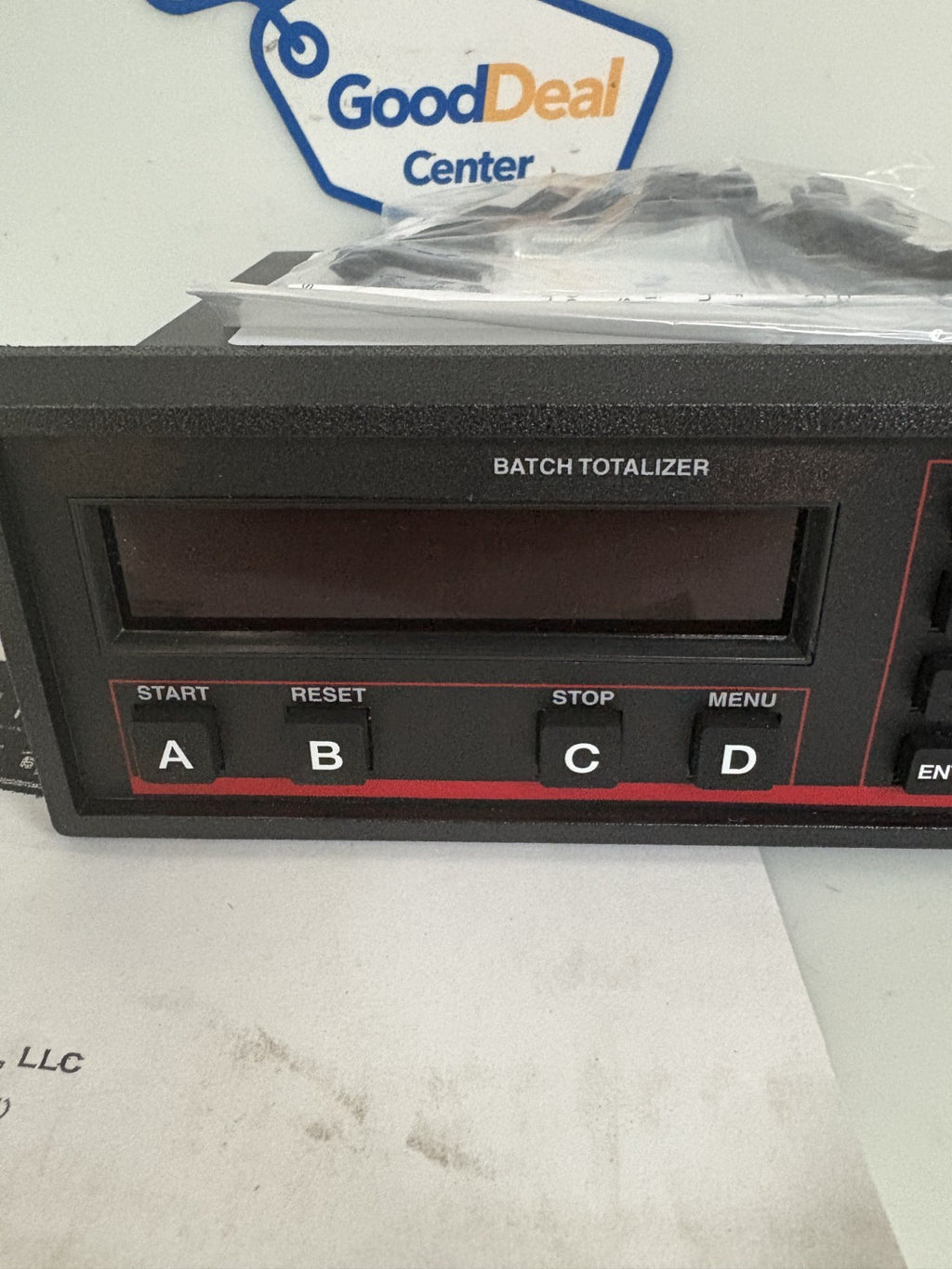 BRODIE/BROOKS WFI BATCH CONTROLLER W/DIGITAL DISPLAY ES 487-115VAC1