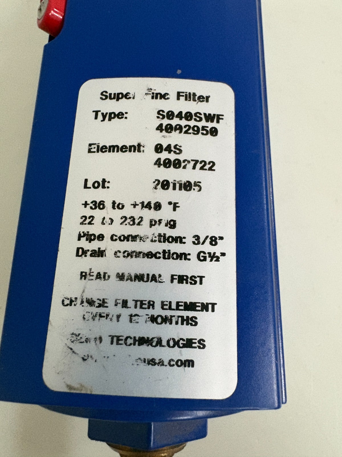 BEKO CLEARPOINT FILTER S040SWF2