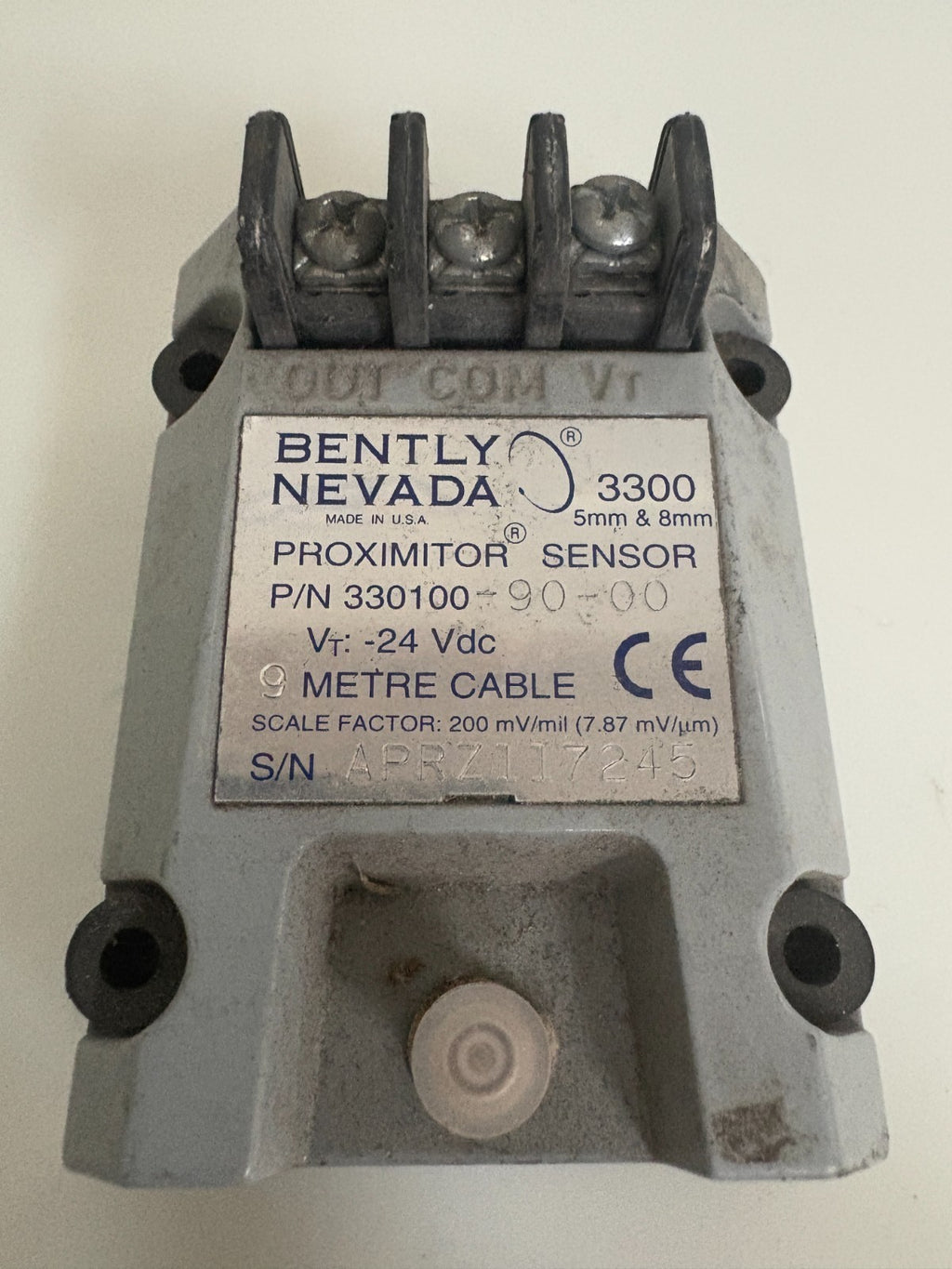 BENTLY NEVADA PROXIMITOR SENSOR 330100-90-001