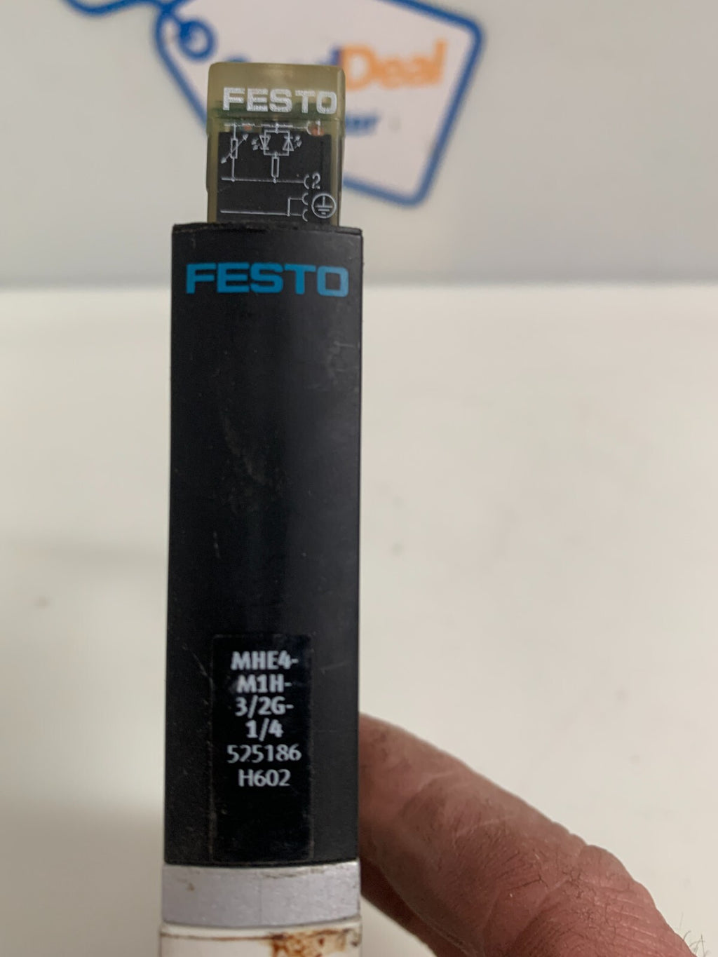 FESTO DOUBLE SOLENOID VALVE MHE4-M1H-3/2G-1/4 #5251863