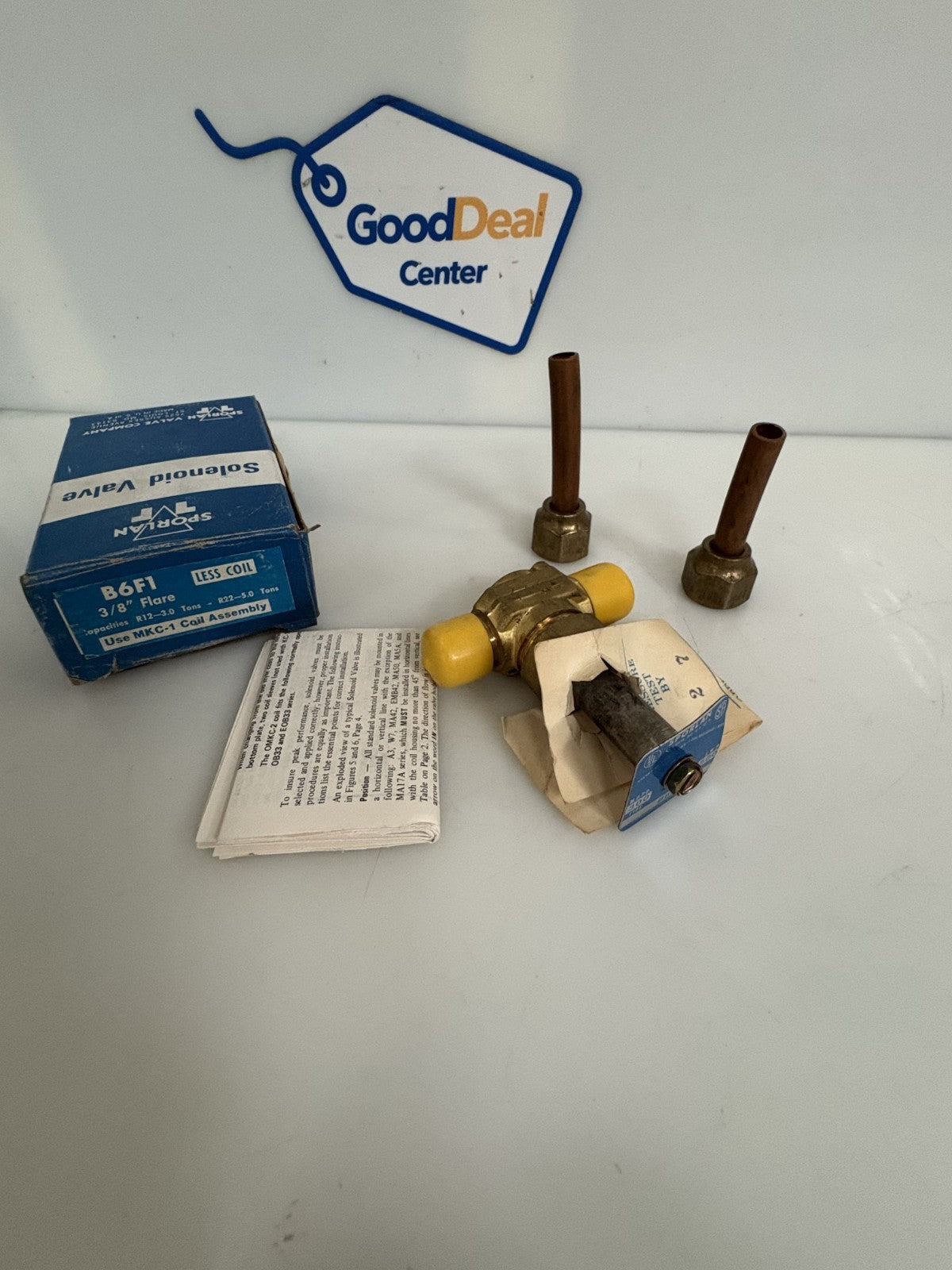 SPORLAN SOENOID VALVE 3/8 FLARE B6F1
