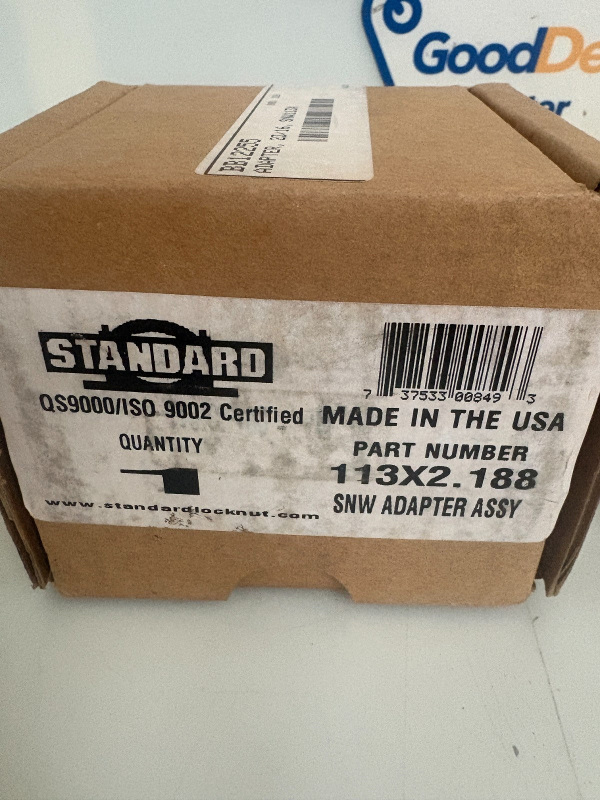 STANDARD SNW ADAPTER ASSY #113X2.1882