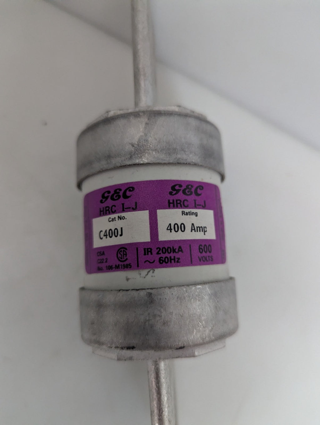 G & C FUSE HRC I-J 400 AMP #C400J3