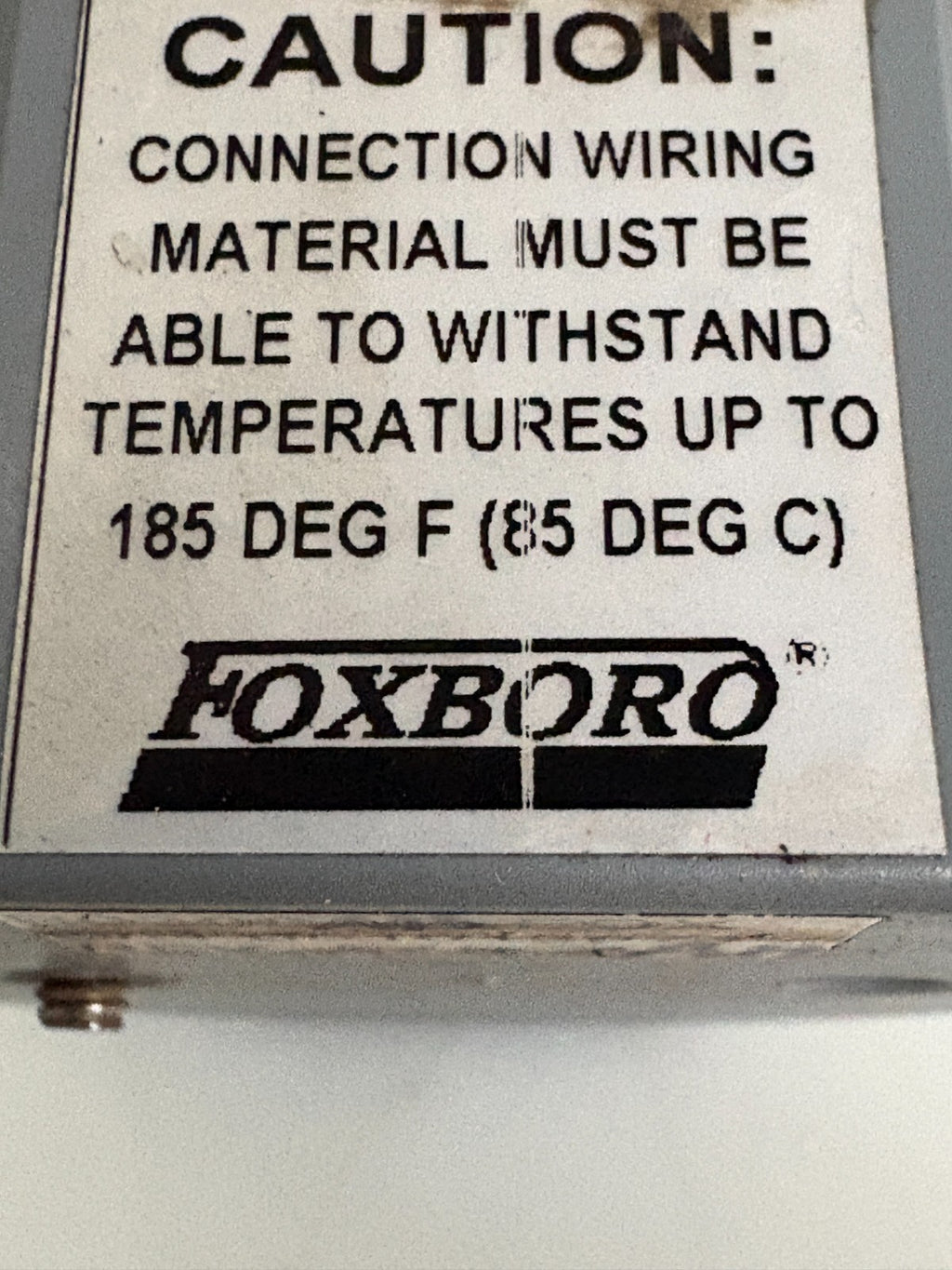 FOXBORO I/A SERIES TEMPERATURE TRANSMITTER #B0300 AH 