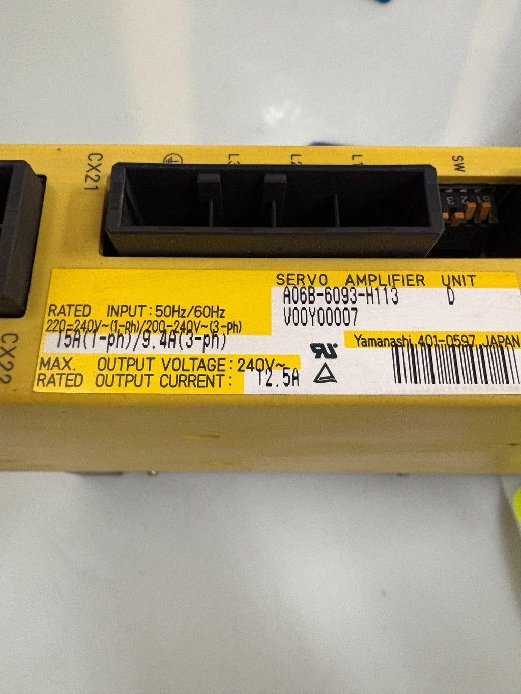 GE FANUC SERVO AMPLIFIER UNIT A06B-6093-H113 D 2