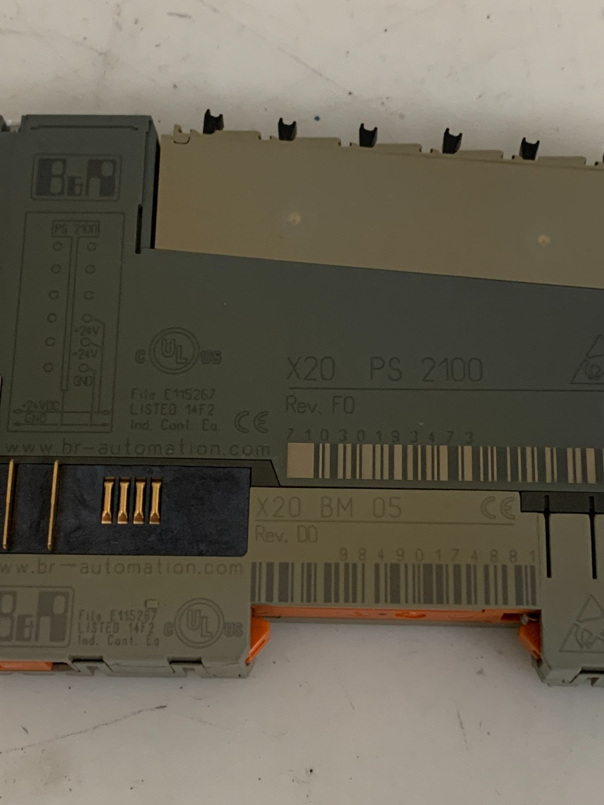 B & R 24 VDC POWER SUPPLY X20 PS 21002
