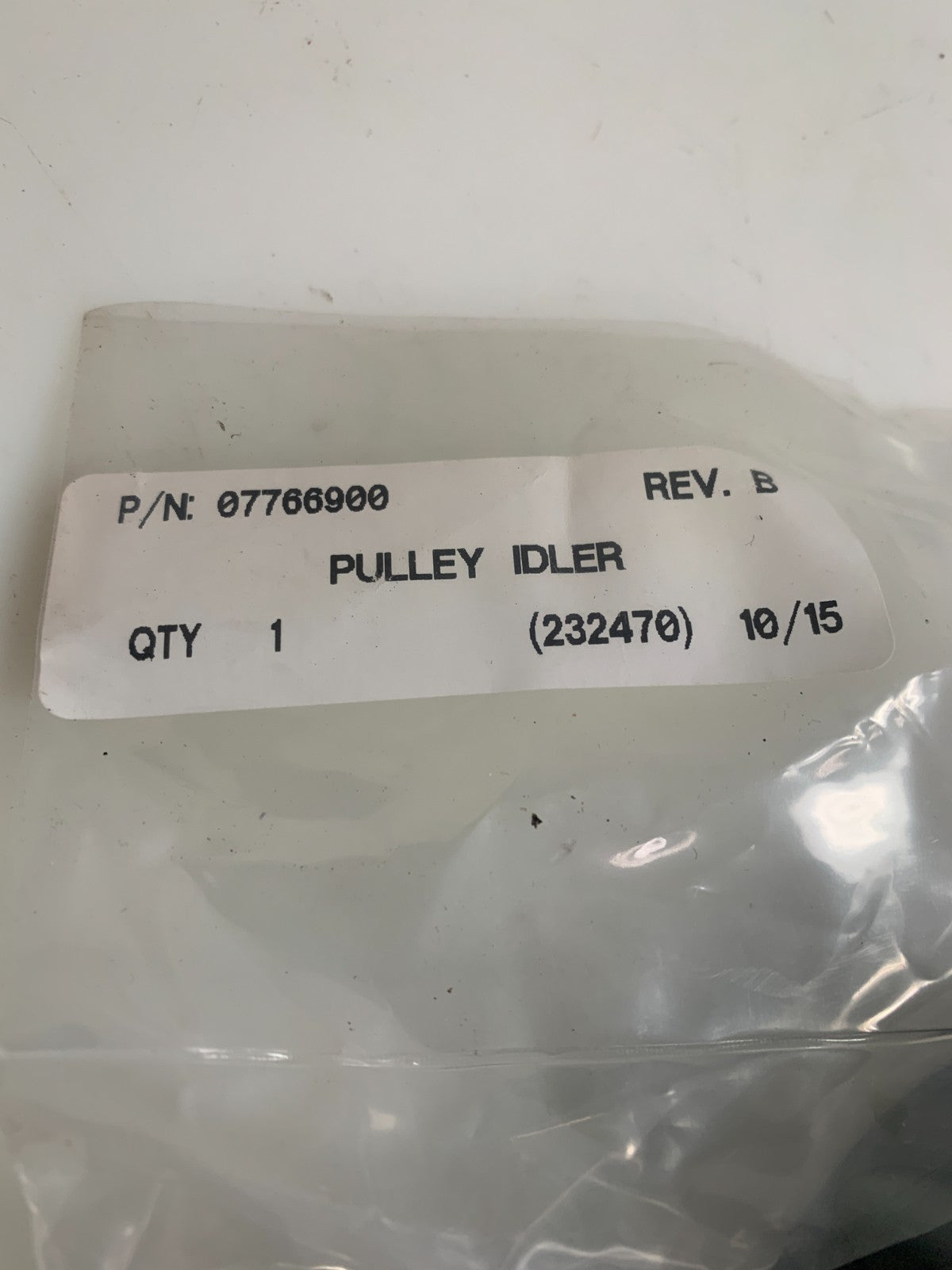 Idler Pulley   0776690   NSMP  Rev B