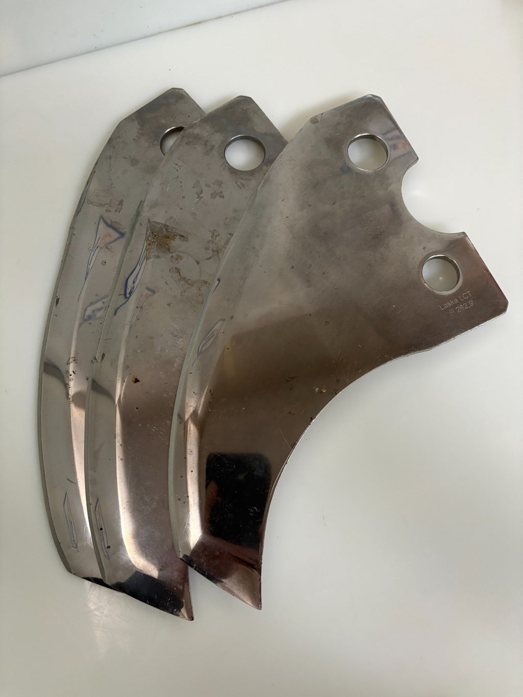LASKA USED BOWL CUTTER BLADE 303782   R262,9 SET OF 3