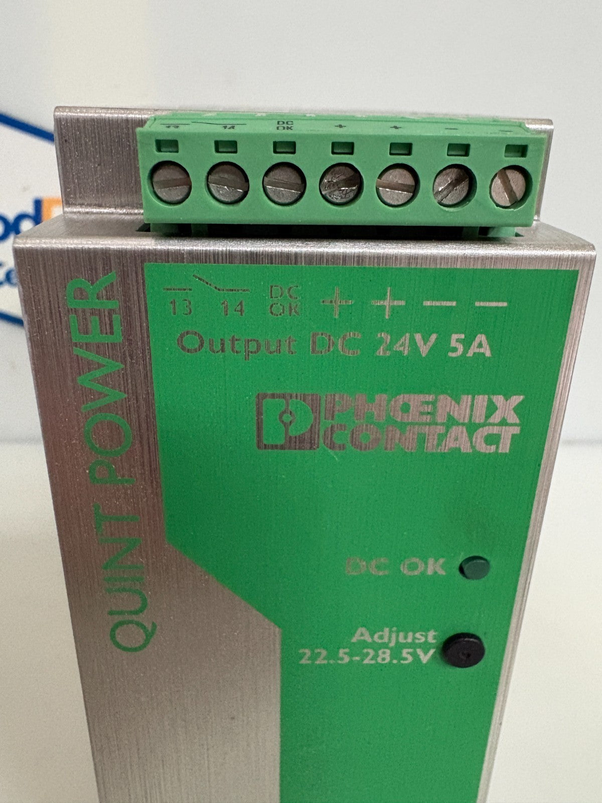 PHOENIX CONTACT POWER SUPPLY QUINT-PS-100-240AC/24DC/5 #29385811