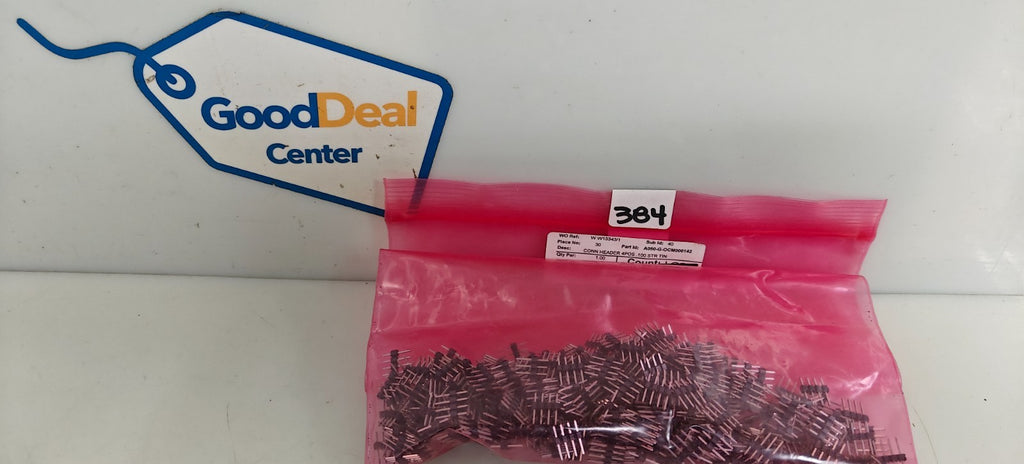 LOT OF 384 CONN HEADER 4 POS 100 STR TIN0