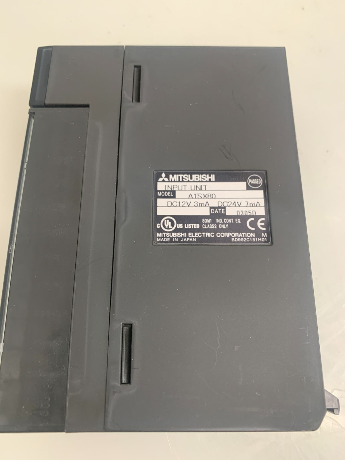MITSUBISHI   A1SX80  Input Unit Module  (used)