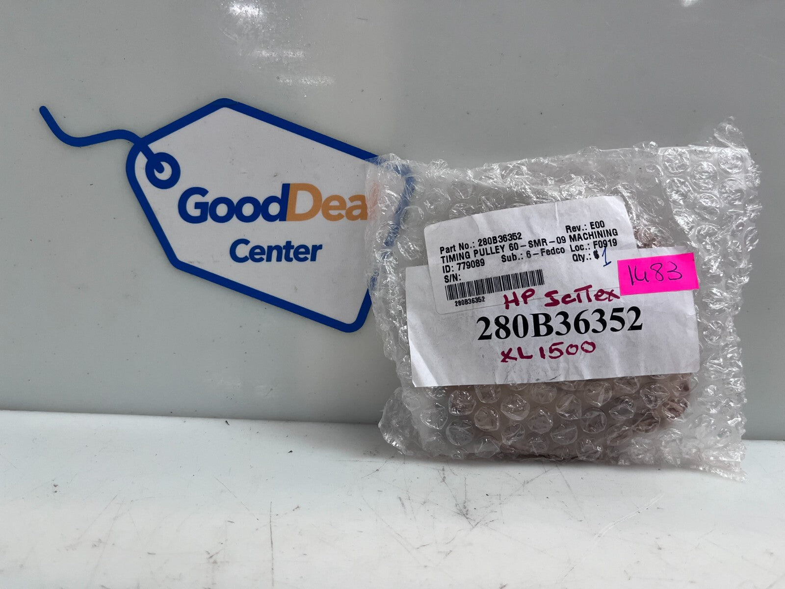 HP INC 280B36352 Timing Pulley 60 Smr 09 Machining