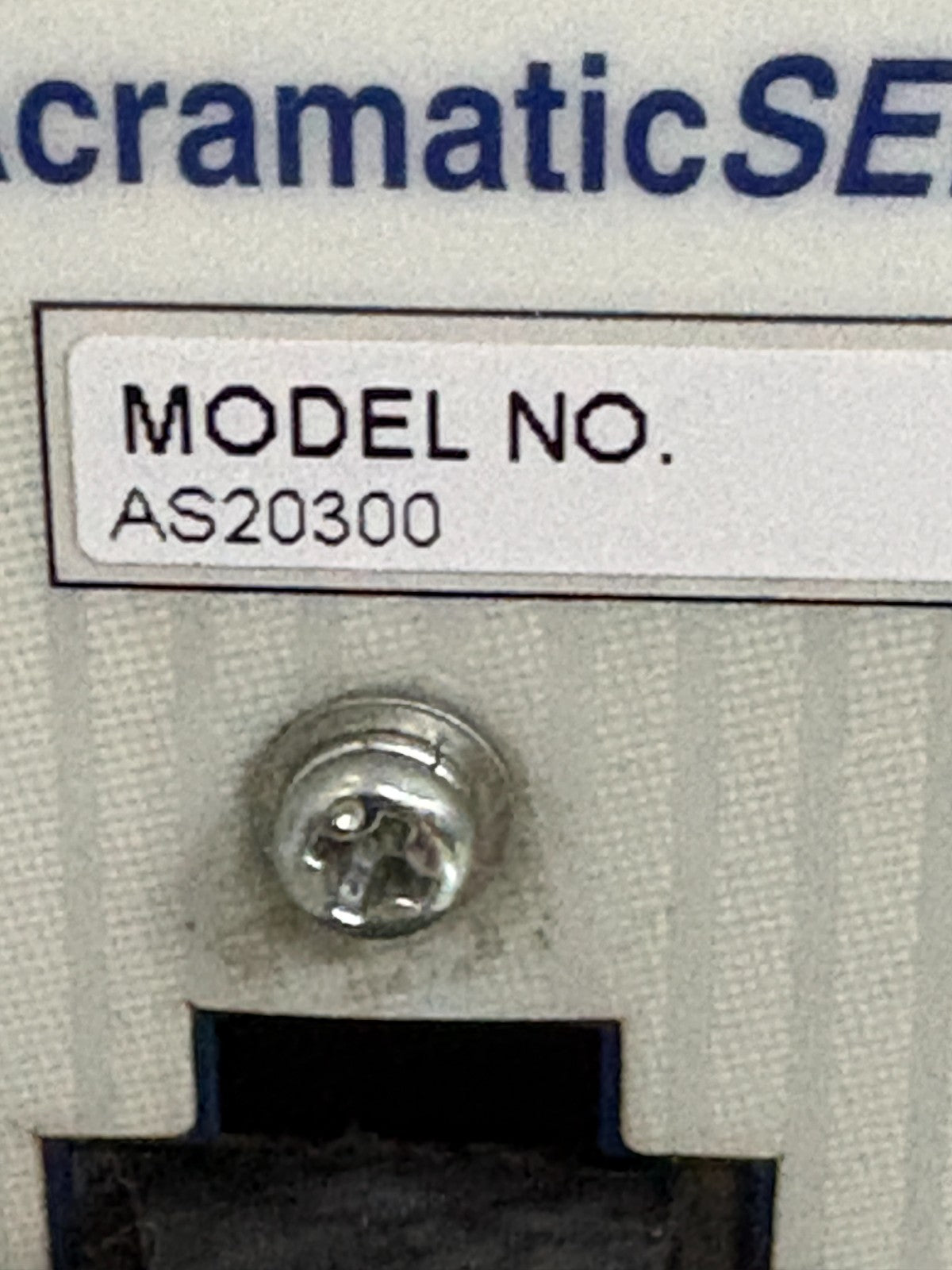 VICKERS ACRAMATIC SERVO AS20300