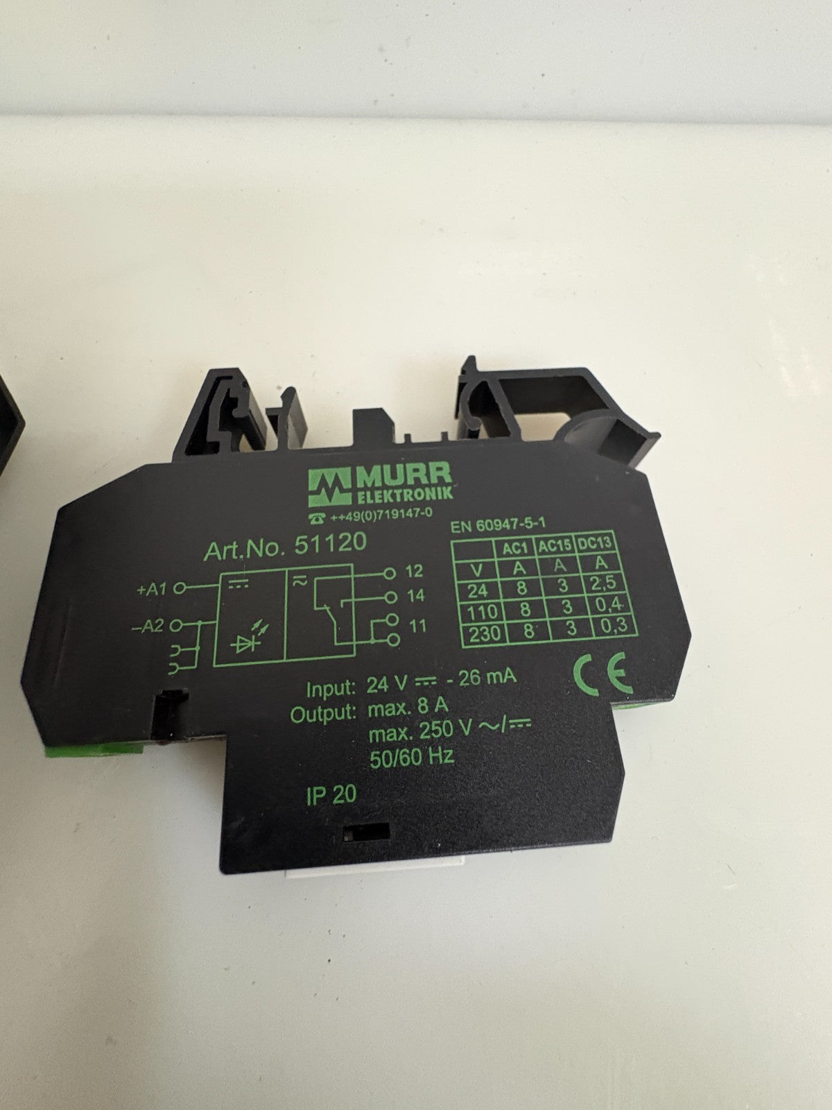 LOT OF 3 MURR ELEKTRONIK INTERFACE RELAY #511201