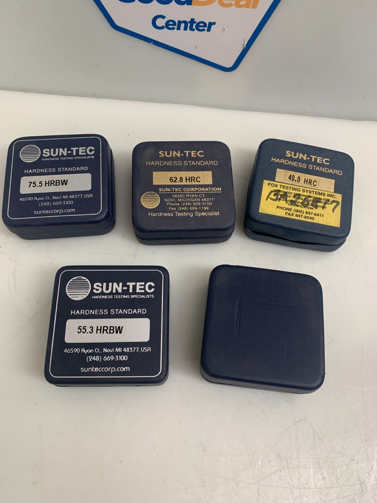 SUN-TEC HARDNESS STANDARD Mix Lot of 5 see description