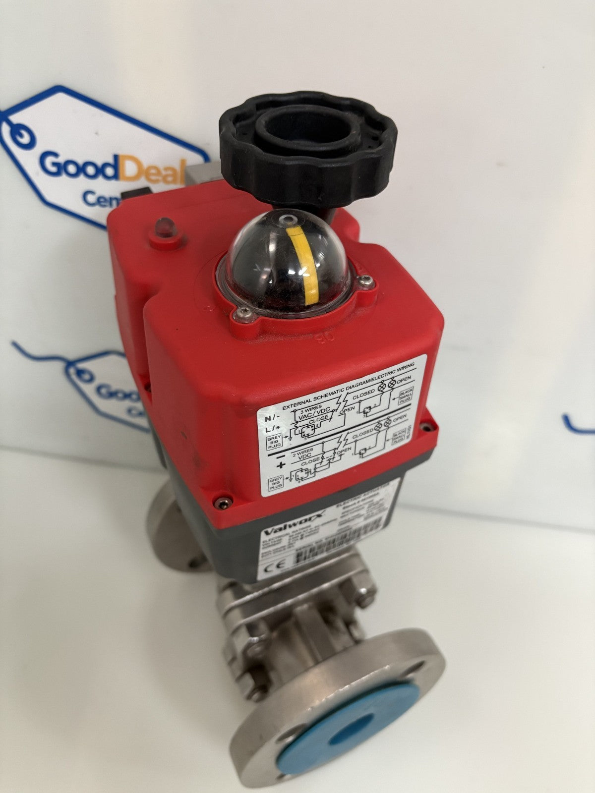 VALWORX ELECTRIC ACTUATOR #561055A W/1 1/2 S.STEEL VALVE