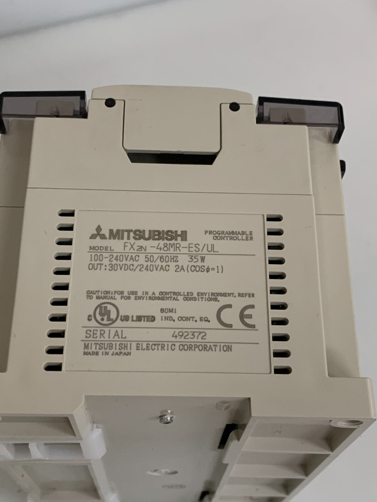 MITSUBISHI MELSEC PROGRAMMABLE CONTROLLER FX2N-48MR-ES/UL