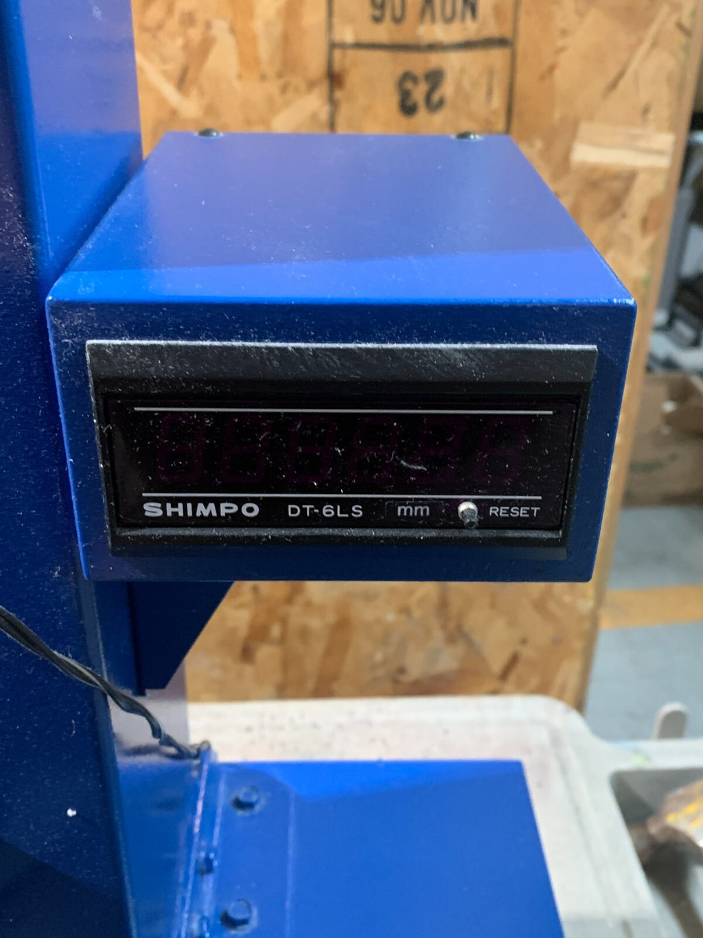 SHIMPO FORCE GAUGE STAND FGS-50D DIGITAL TACHO METER W/SHIMPO MODULE DT-6LS