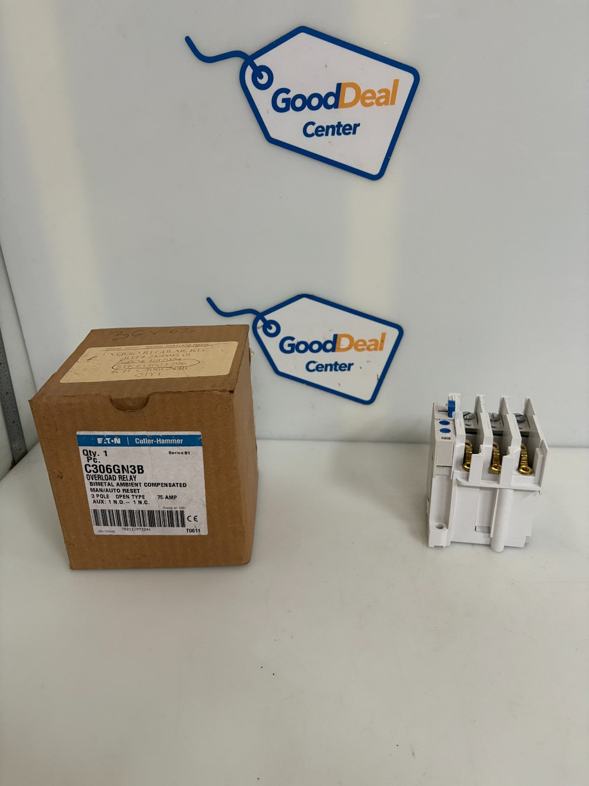EATON CUTLER HAMMER C306GN3B OVERLOAD RELAY