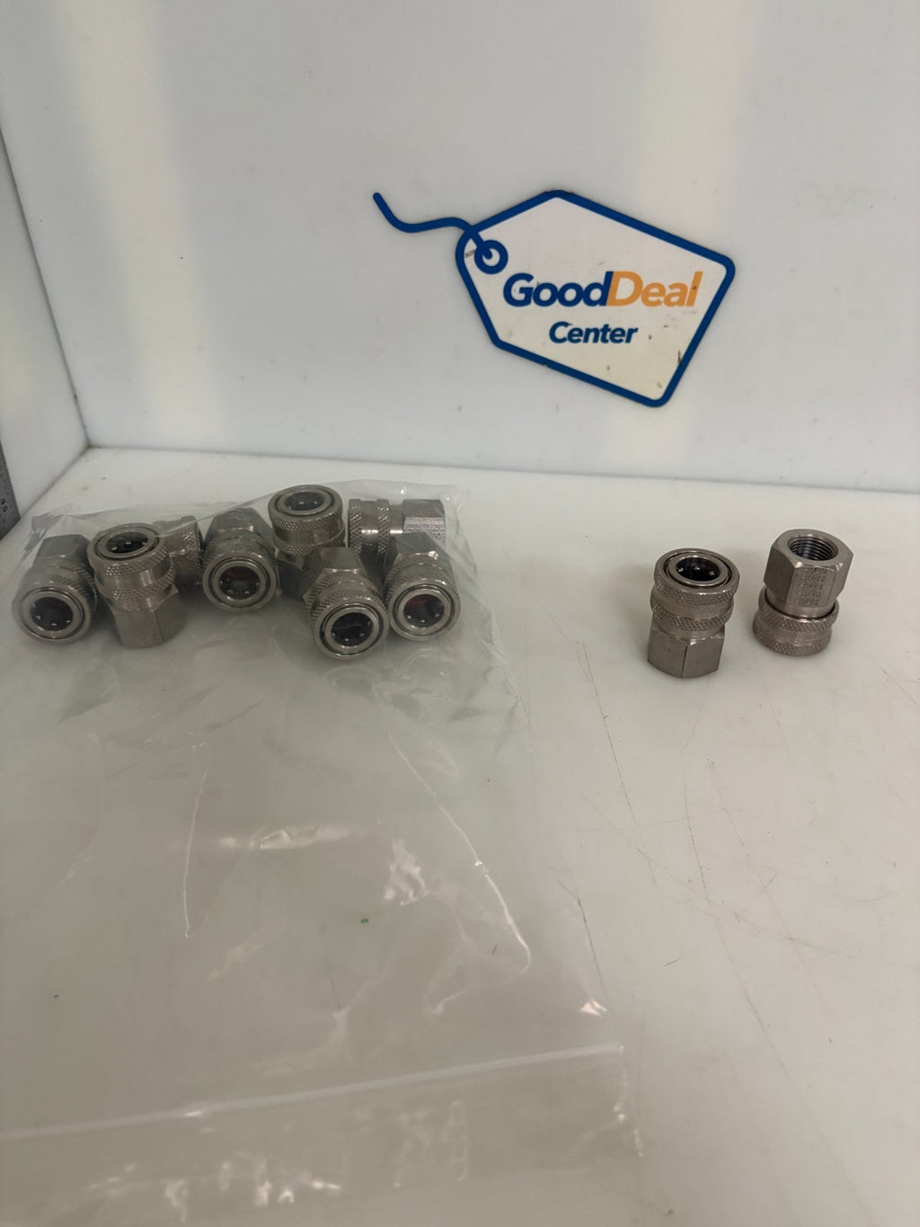 LOT OF 10 EATON 3/8 STAINLESS STEEL COUPLING LL3S211430