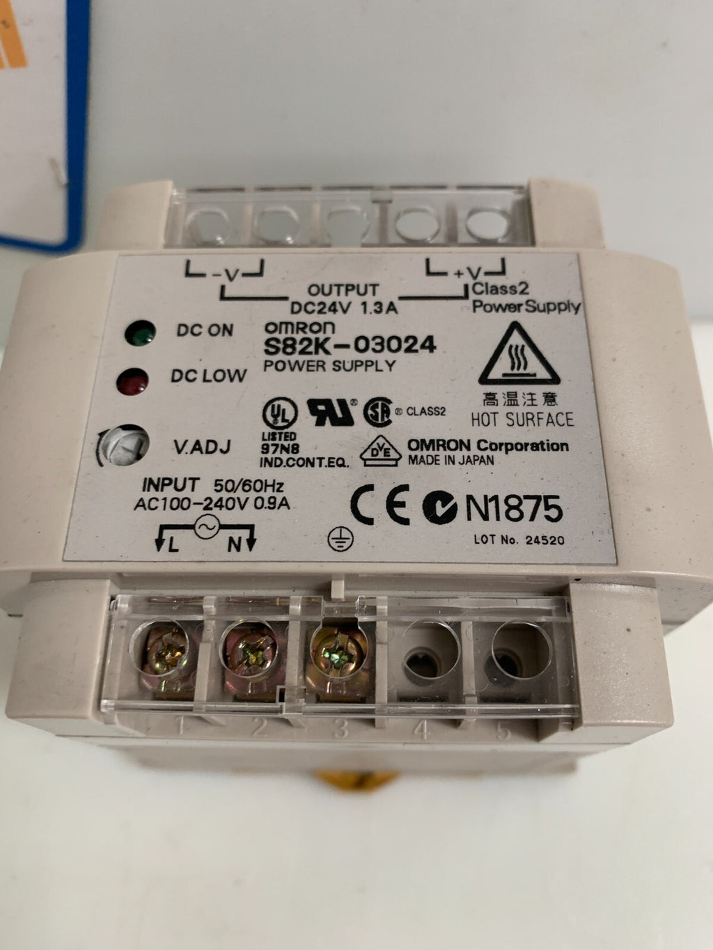 OMRON POWER SUPPLY S82K-030241