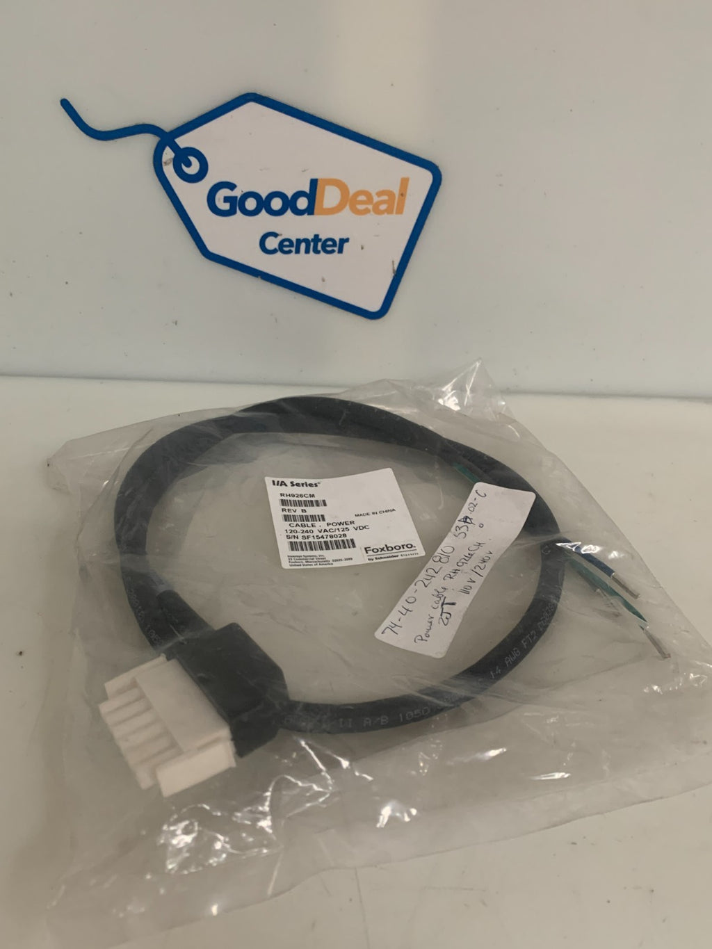 FOXBORO POWER CABLE RH 926CM REV B0