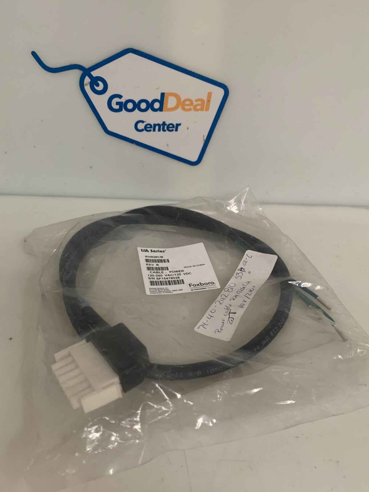 FOXBORO POWER CABLE RH 926CM REV B0