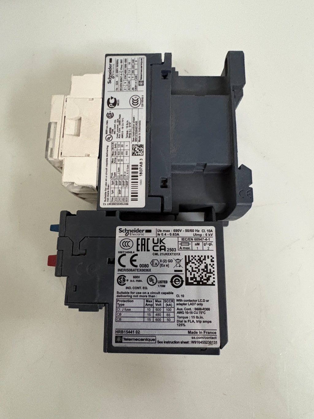 SIEMENS CONTACTOR LC1 D18 W/RELAY LRD 04 