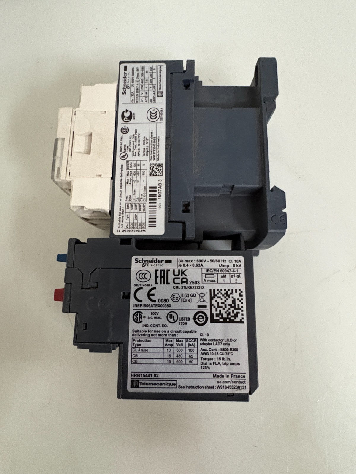 SIEMENS CONTACTOR LC1 D18 W/RELAY LRD 04 