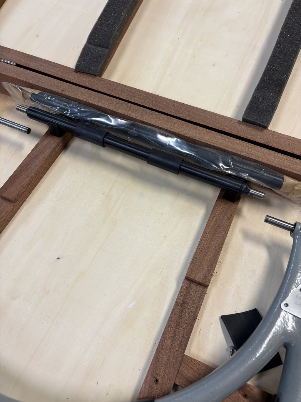ASIMETO #111-16-1 12-16 " X0.001 INTERCHANGEABLE ANVIL OUTSIDE MICROMETER
