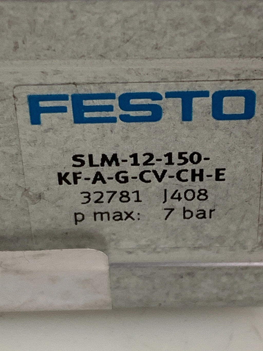 FESTO LINEAR CYLINDER SLM-12-150-KF-A-G-CV-CH-E 32781