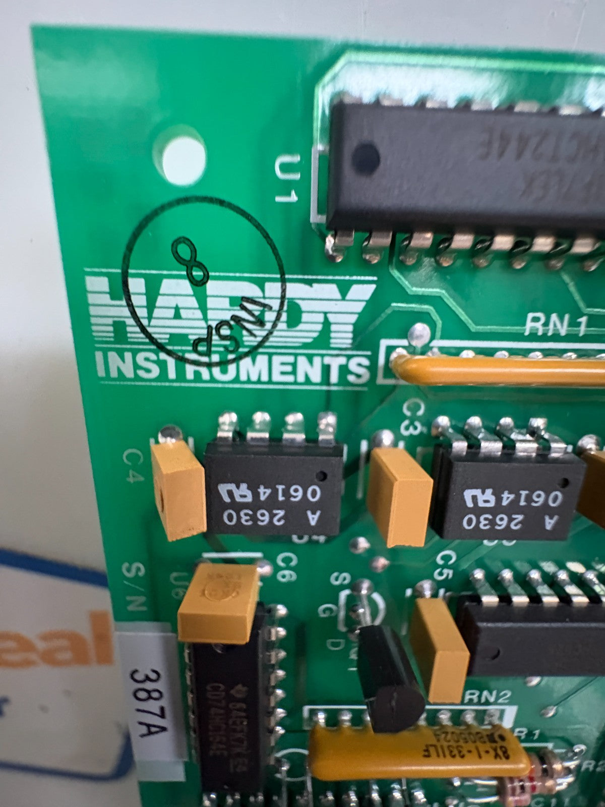 HARDY INST ANALOG OUTPUT BOARD 0535-0406 REV C