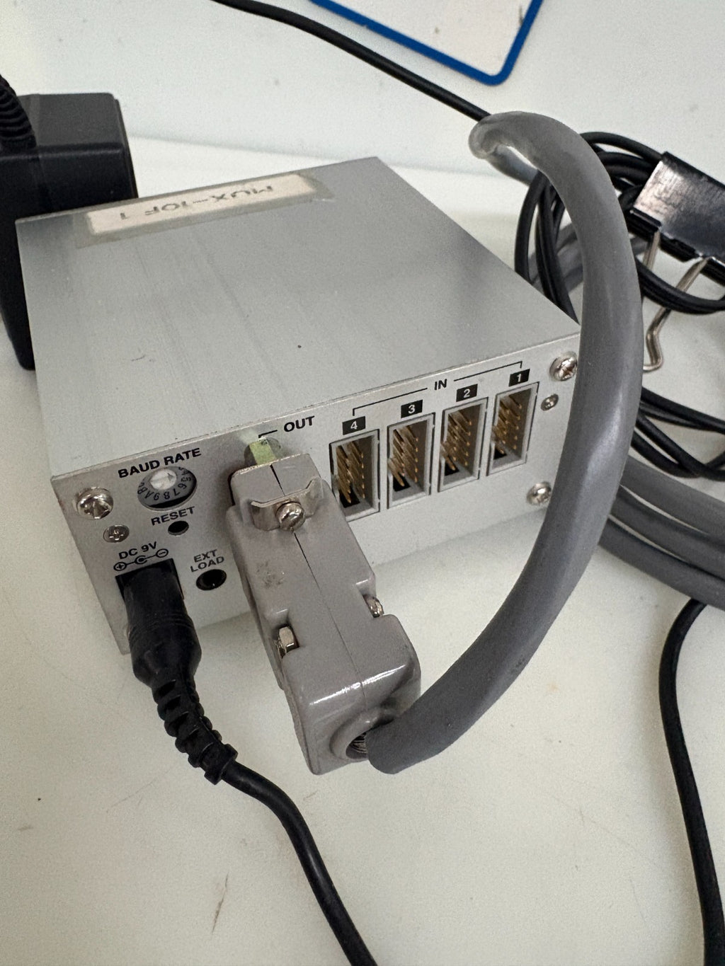MITUTOYO MULTIPLEXER MUX-10F 264-002 W/POWER SUPPLY AND CABLE