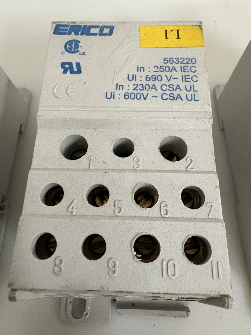 LOT OF 3 ERICO PENTAIR DISTRIBUTOR #563220
