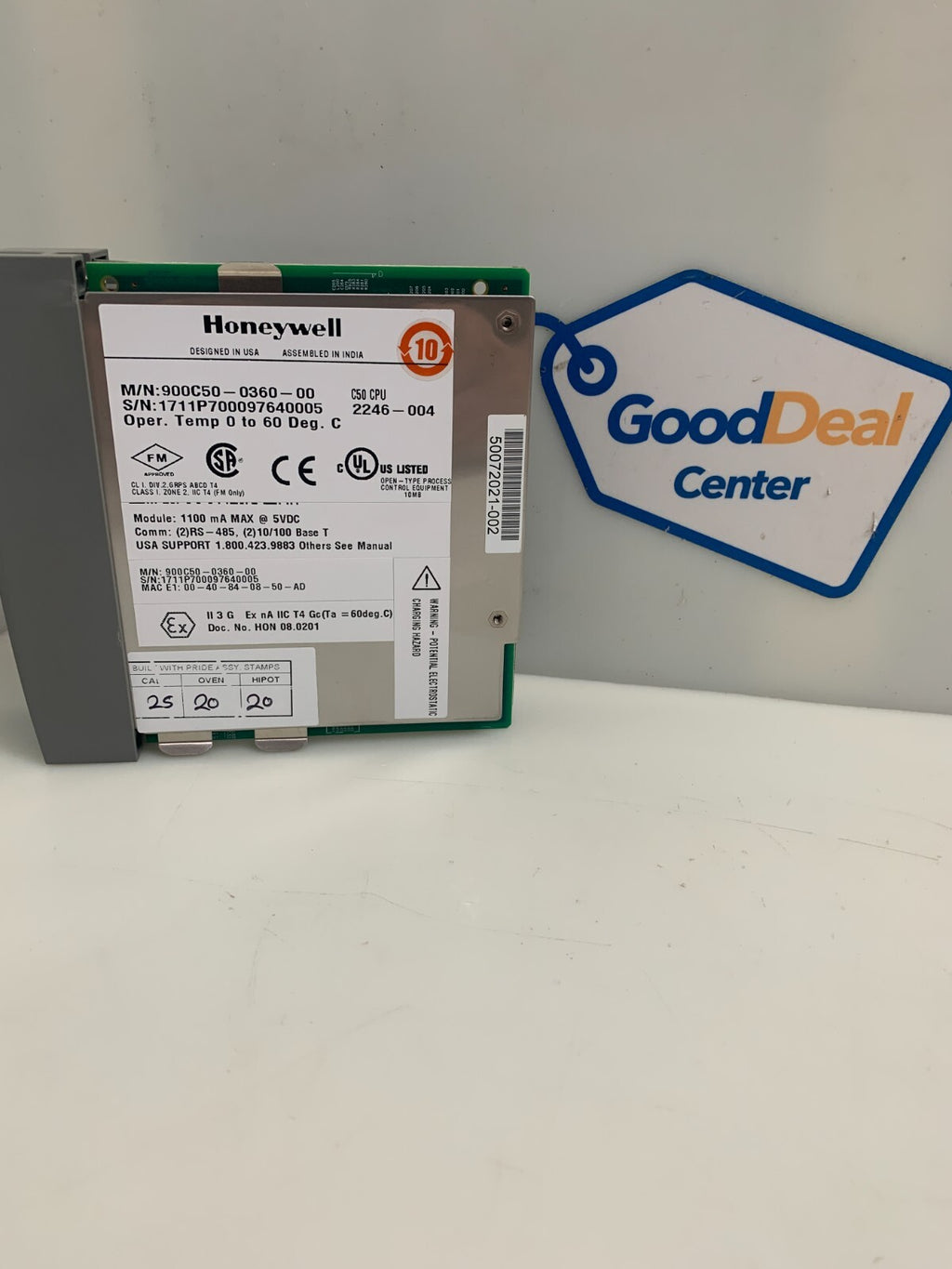 Honeywell C50 CPU Temperature Controller 0-60 Celsius 900C50-0360-00