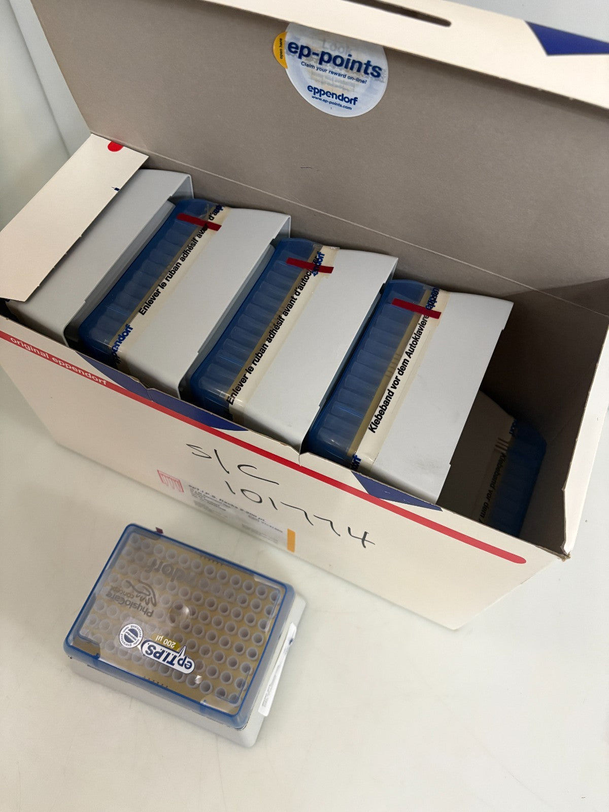 EPPENDORF EP T.I.P.S. RACKS 2-200UL 10X96 PER RACK IN BOX #0224919381