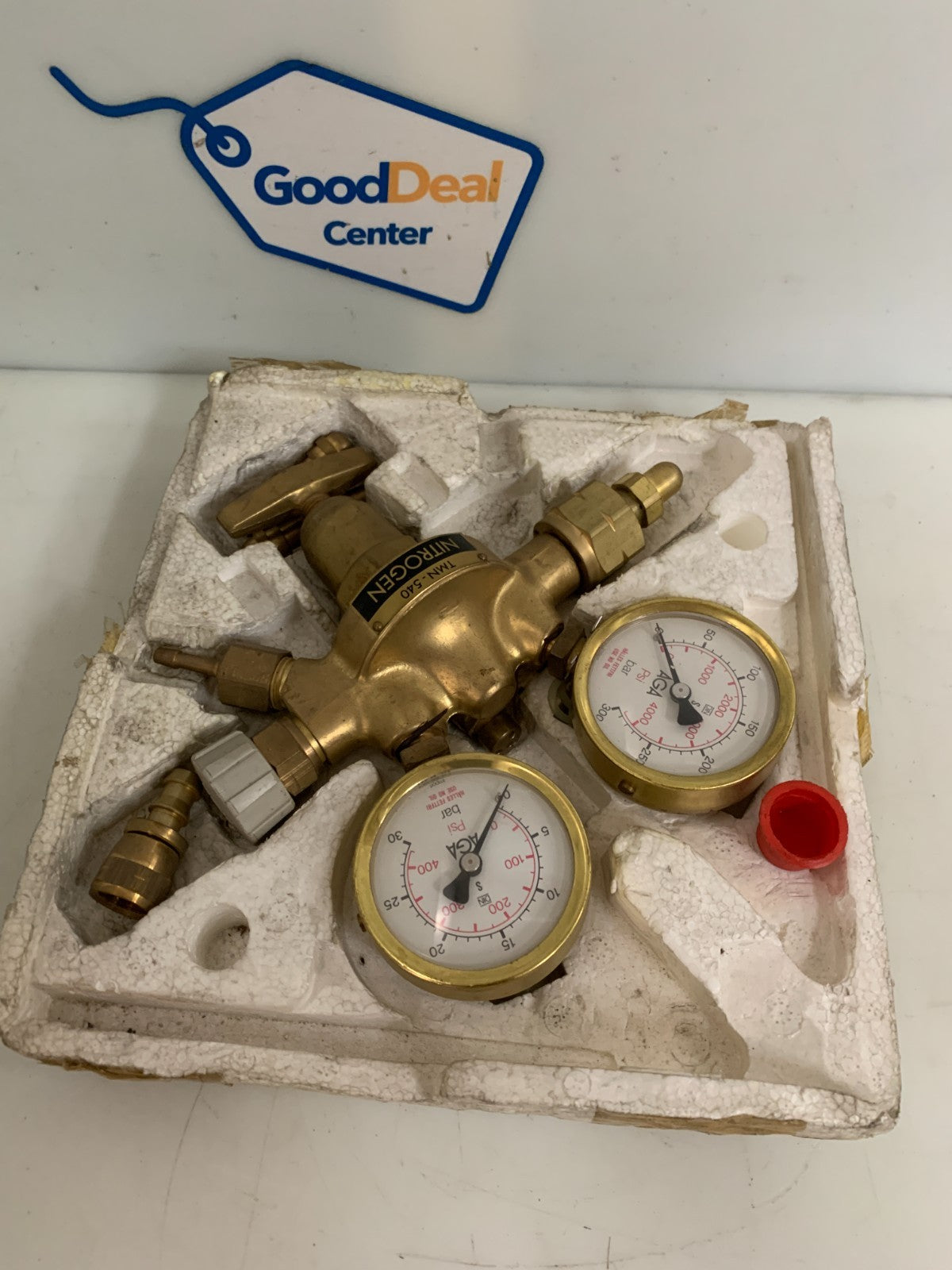 DN AGA HALLES FETTFRI NITROGEN REGULATOR TMN-540 HVAC