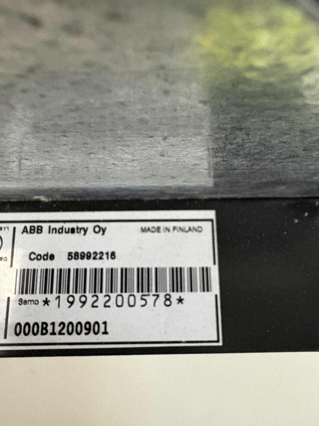 ABB ACS 600 VARIABLE FREQUENCY DRIVE ACS60100096 00081200901  58992216