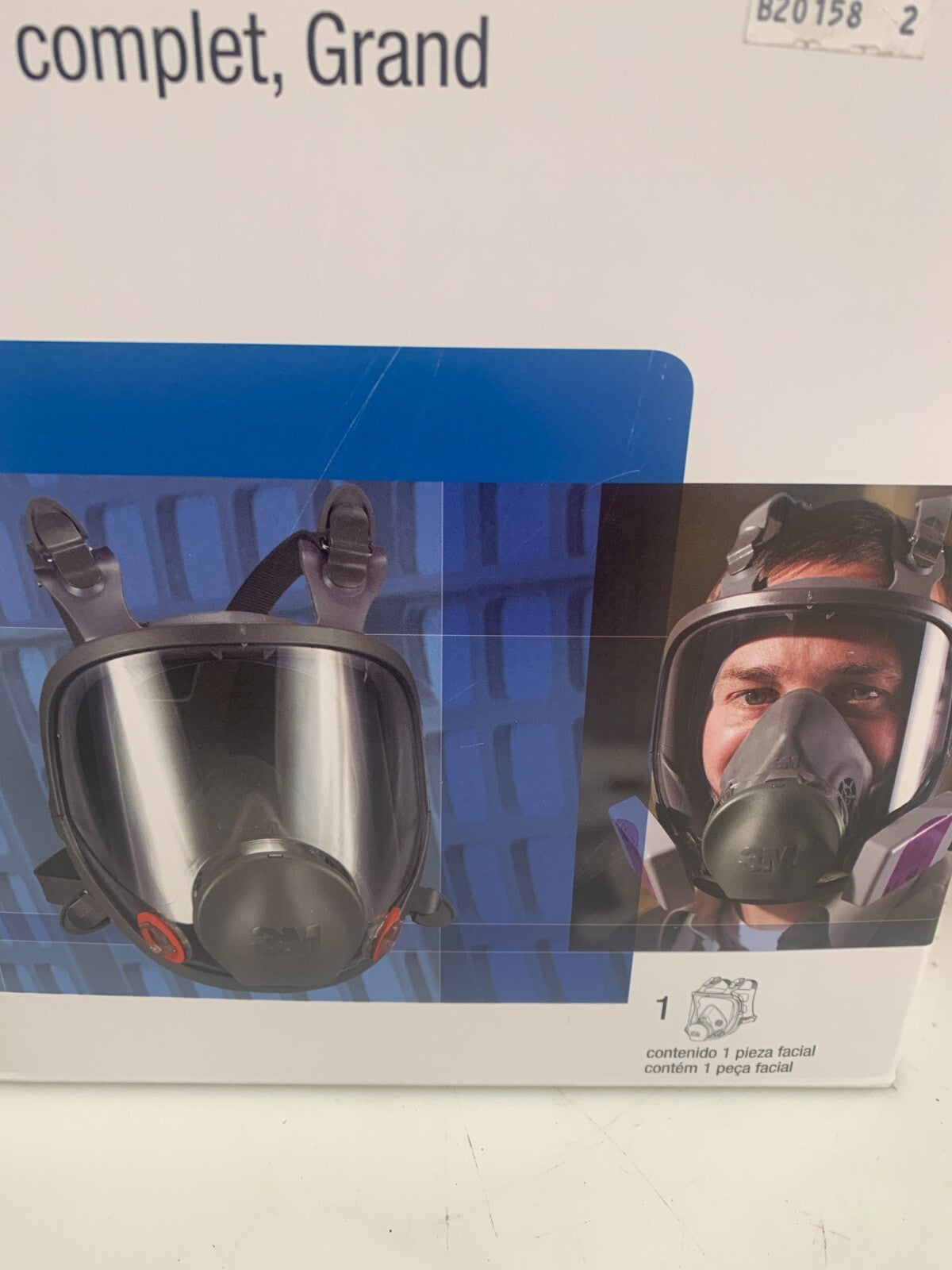 3M Size Large 6900 Full Face Reusable Respirator Full Face Gas Mask