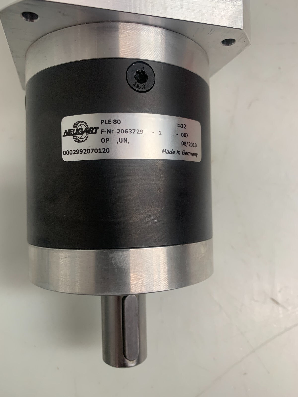 BERGER LAHR Motor SER3913 4L5SS0CO w/ Neugart PLE 80 Gearbox