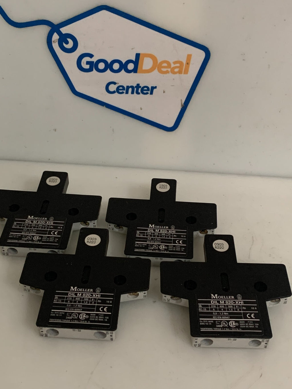 LOT OF 4 MOELLER DIL M 820-XHI AUXILLARY CONTACT