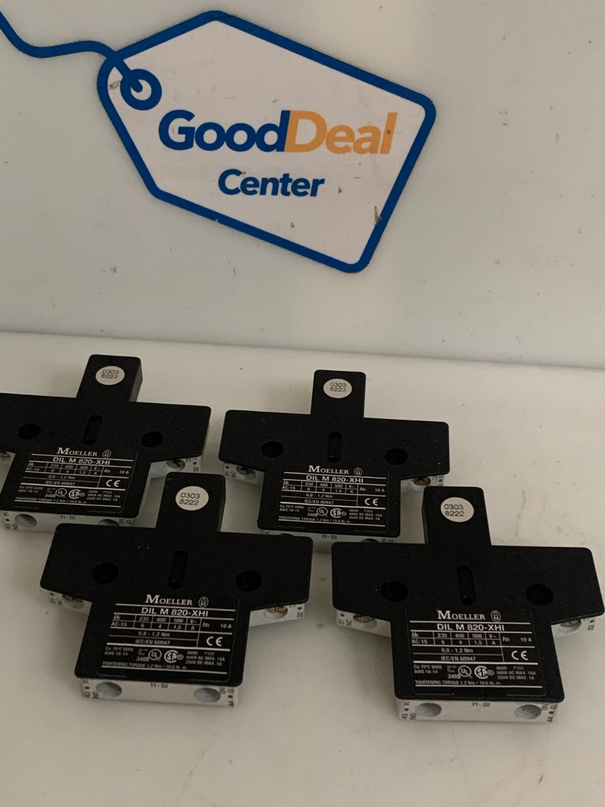 LOT OF 4 MOELLER DIL M 820-XHI AUXILLARY CONTACT