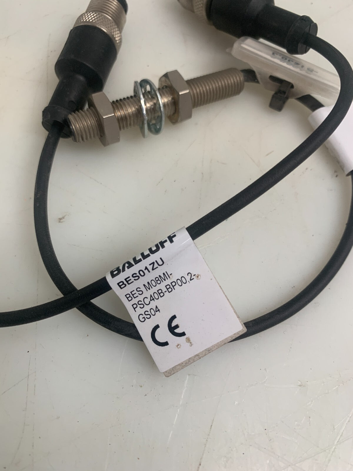 Lot of 2 Balluff Inductive Proximity Sensor BES01ZU BES M08MI-PSC40B-BP00,2-GS04
