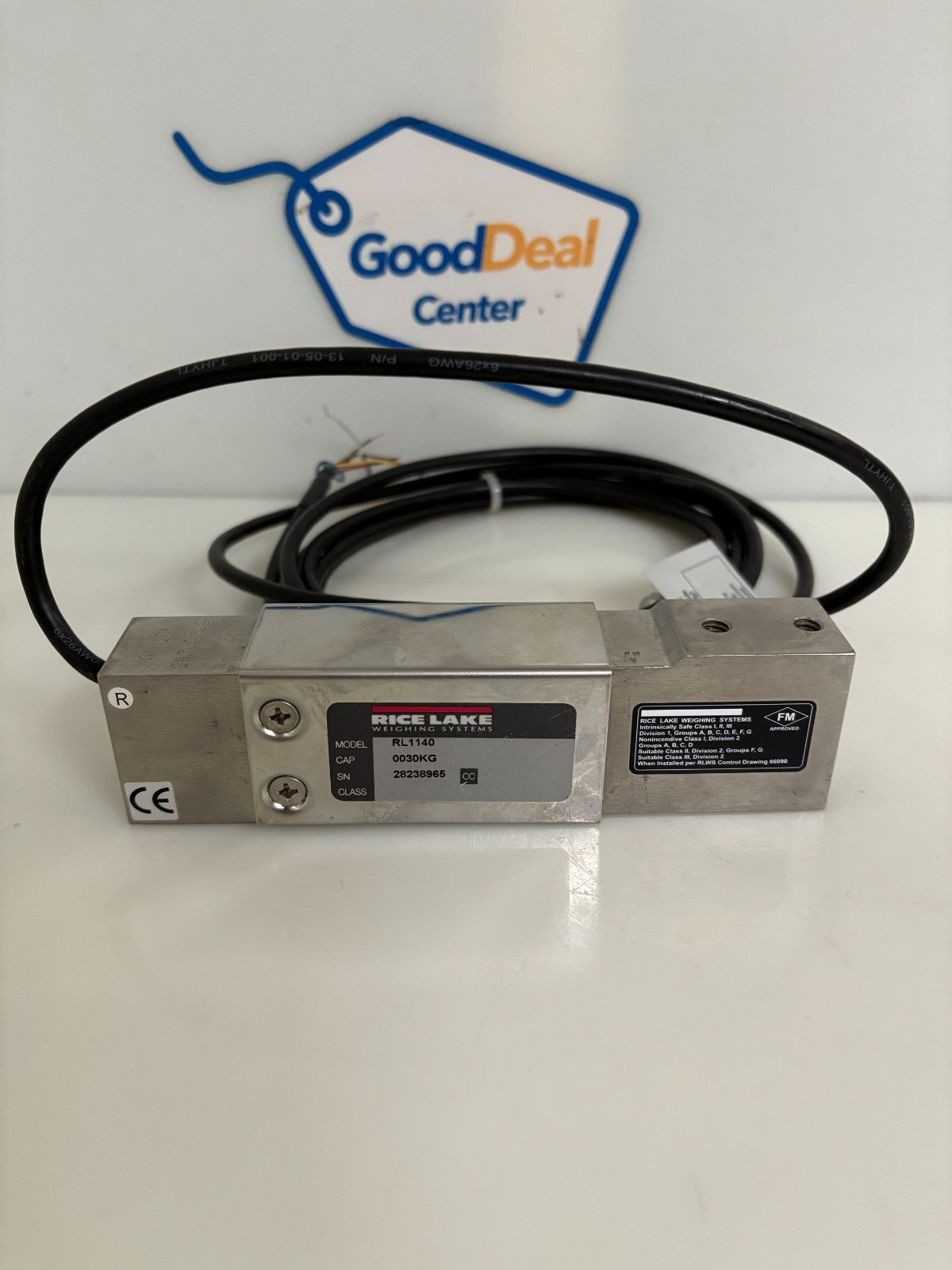 RICELAKE LOAD CELL 30KG RL 1140