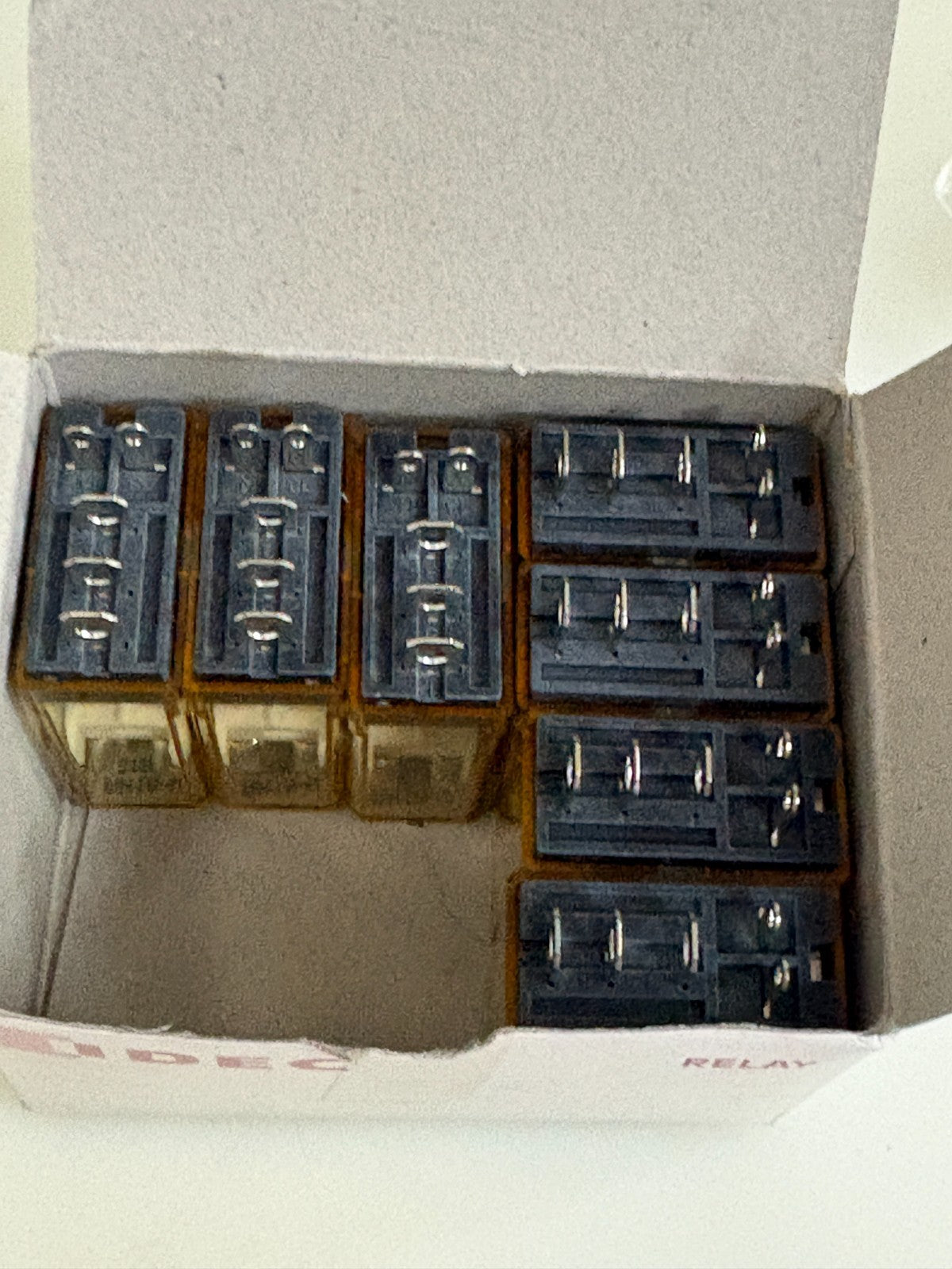 LOT OF 7 IDEC INTERMEDIATE MINIATURE RELAY RH1B-U3