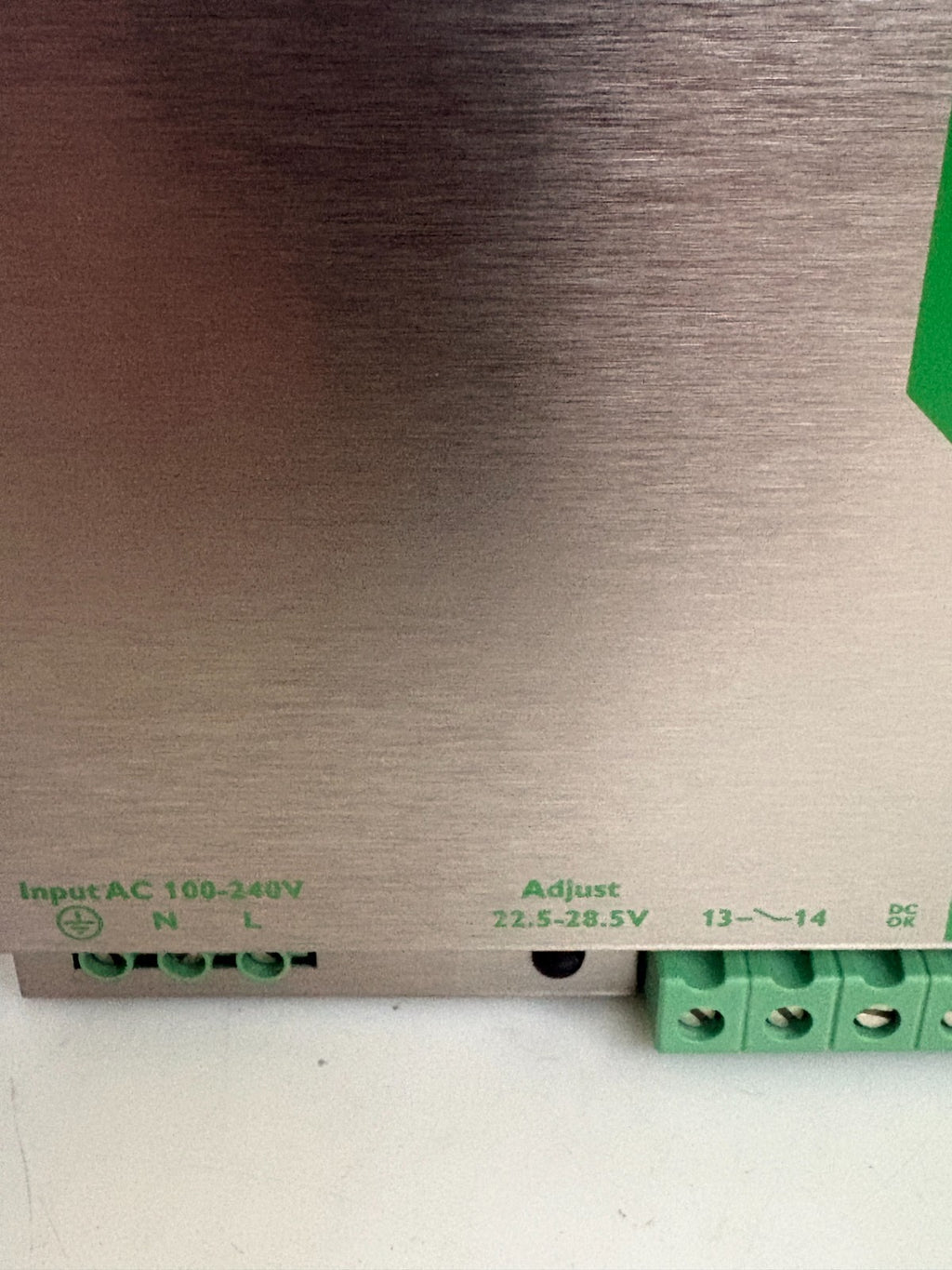 PHOENIX CONTACT POWER SUPPLY QUINT-PS-100-240AC/24DC/20 #2938620