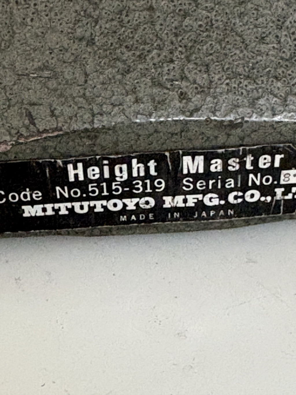MITUTOYO HEIGH MASTER #515-3194